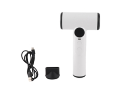 Secador de pelo inalámbrico recargable por USB, ligero y portátil para viajar.