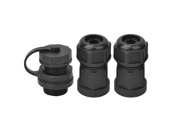 Yncm2026-conector Rj45 Hembra Impermeable Ip67 Para Cable De Red Cat5/6 Enchufe Conector (caja De 2 Núcleos)