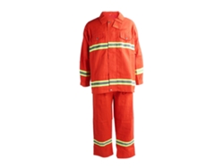 Traje De Seguridad Ignífugo Tipo 97, De Algodón Con Aislamiento Térmico Y Franjas Reflectantes.