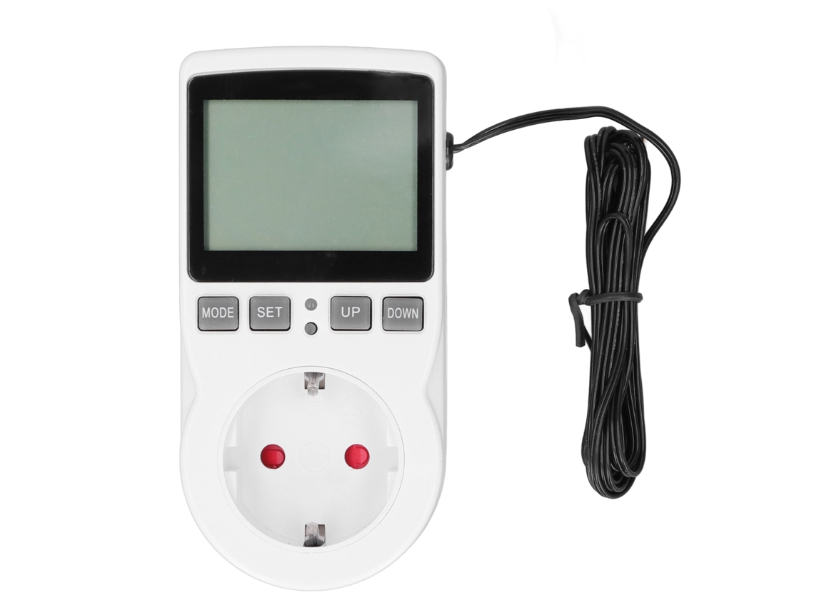 Toma de control de temperatura con pantalla LCD, termostato electrónico 50-60 Hz