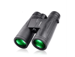 Binoculares 12x42 Hd Impermeable Prisma Bak4 Fmc Visión En Baja Luz Para Exterior (negro)