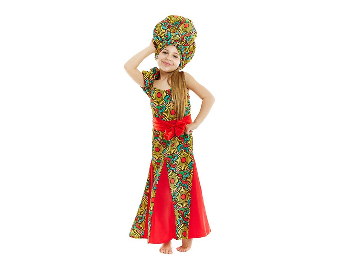 Disfraz de Africana para niña