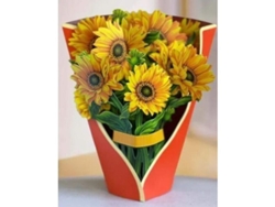 Fasst-tarjeta De Felicitación Para Día De La Madre Con Ramo De Flores Pop Up De 11 Estilos