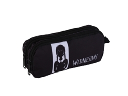 Estuche para gamer portátil Quarta-faira Wednesday E Cosa. Interior totalmente forrado y personalizado.