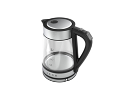 AENO EK1S tetera eléctrica 1,7 L 2200 W Negro, Plata, Transparente