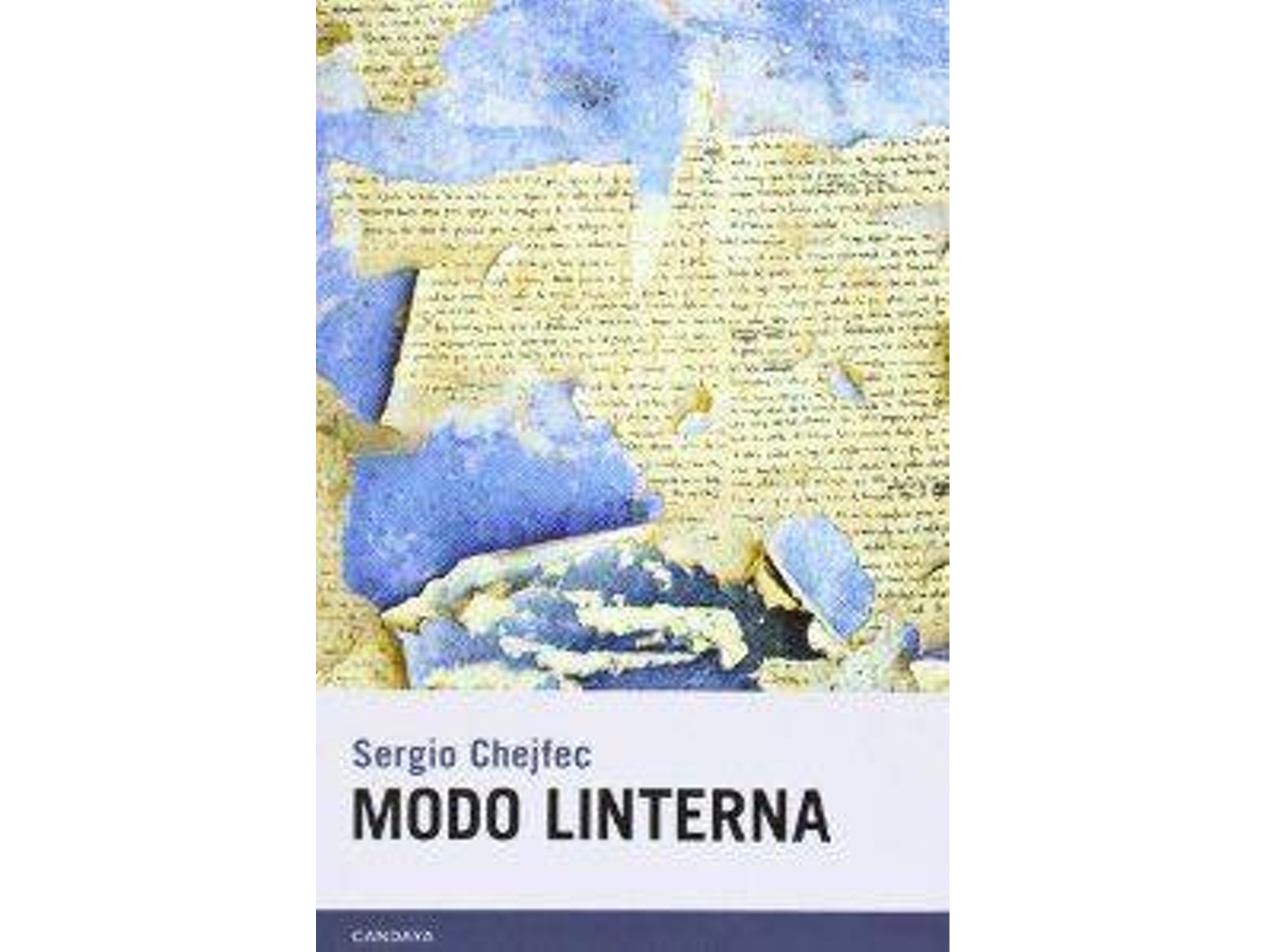 Libro Modo Linterna de Sergio Chejfec (Español)