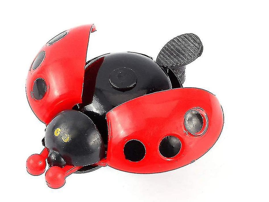 YIZHOOD Timbre de bicicleta para niños con forma de mariquita y animal lindo DES569 (rojo)