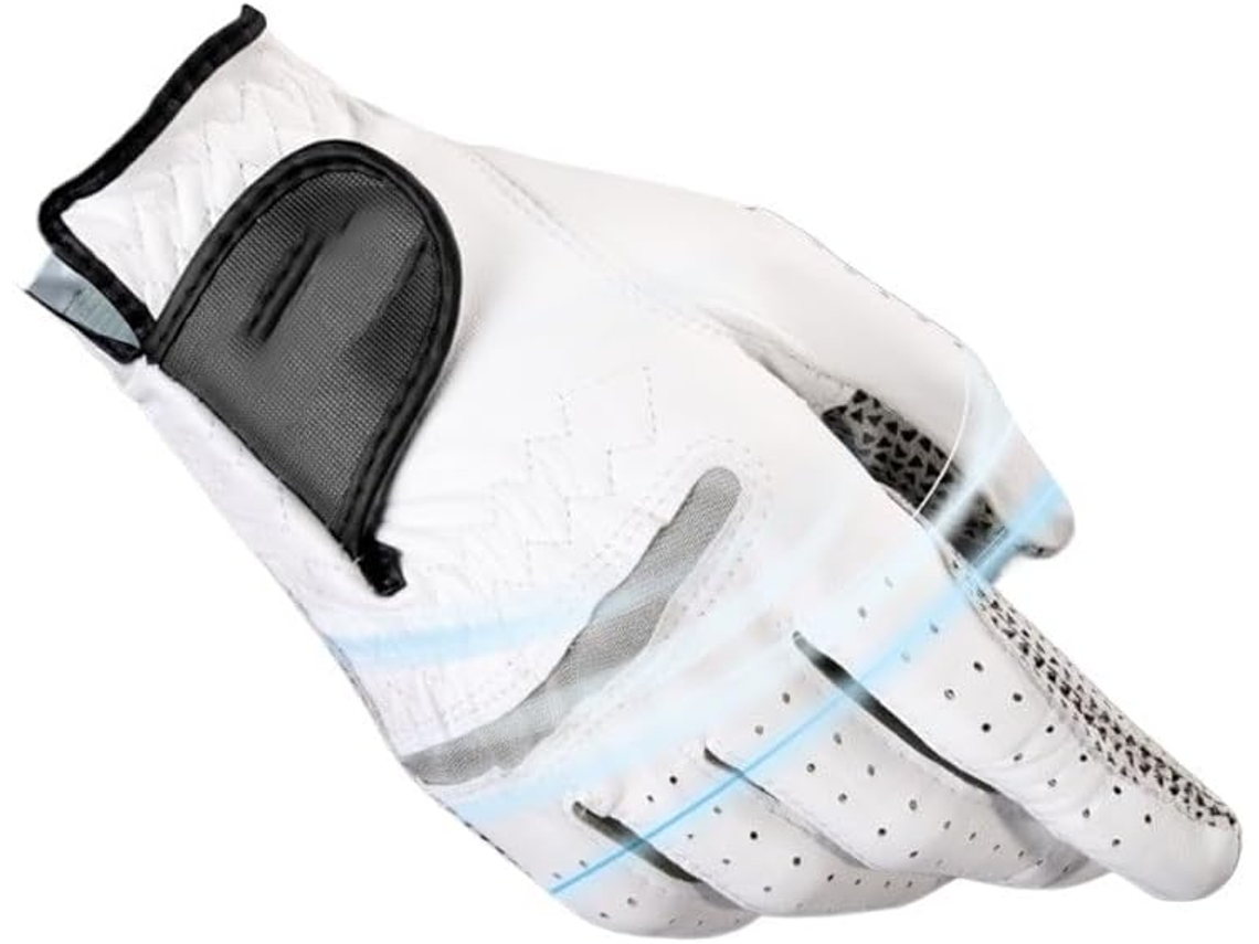 Bolsa para tees de golf Gray Wolf, negra, fácil de transportar | Sin marca