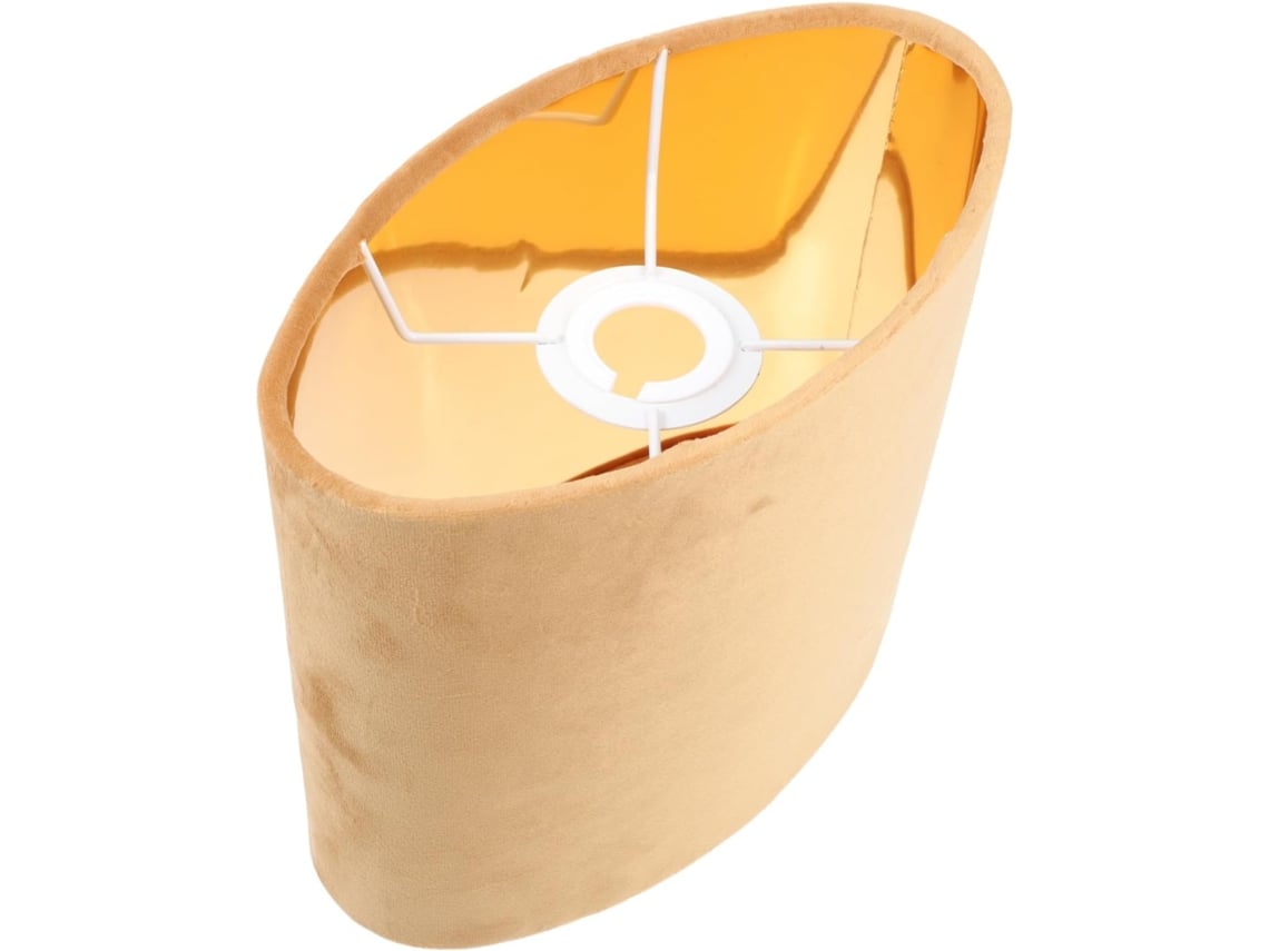 Cubierta de tela ovalada creativa para lámpara de mesa, cubierta decorativa para bombilla E14, para iluminación de dormitorio y