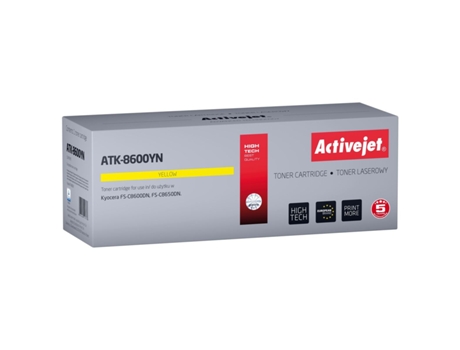 Tóner ACTIVEJET ATK-8600YN (Amarillo - Kyocera - KYOCERA-MITA FS: C8600DN - C8650DN)