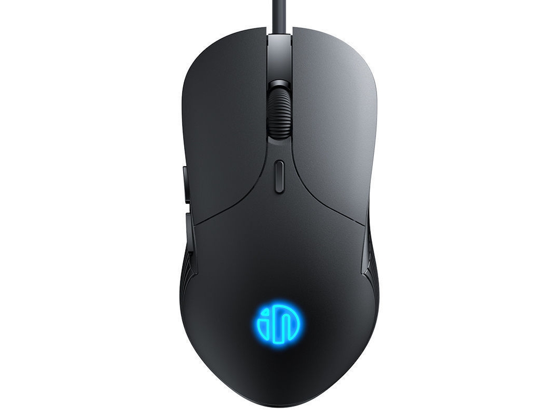 Ratón para juegos de oficina silencioso USB con cable Yizhood B1 para PC y portátiles, color negro