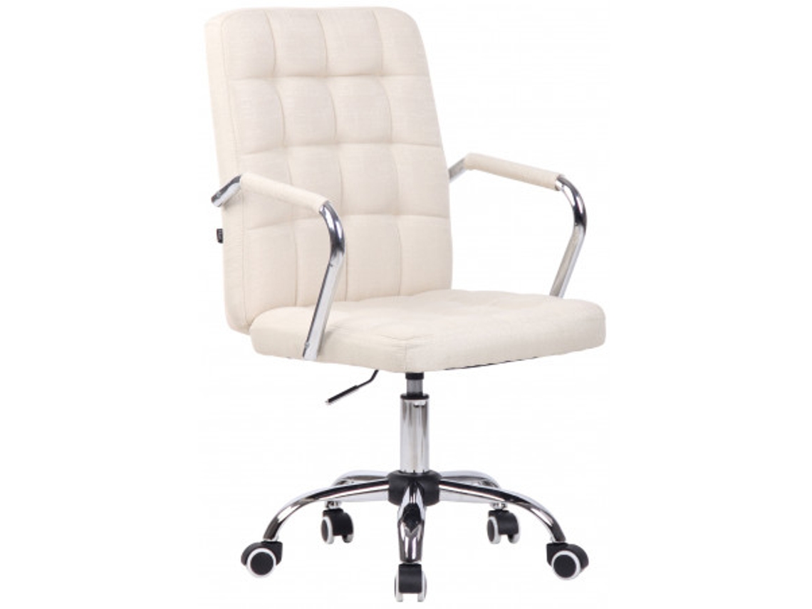 Silla de Escritorio DUDECOR (Acero - Beis)