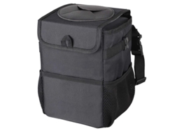 Papelera Para Coche Con Tapa Y 3 Bolsillos De Almacenamiento, Bolsa Para Basura De Coche