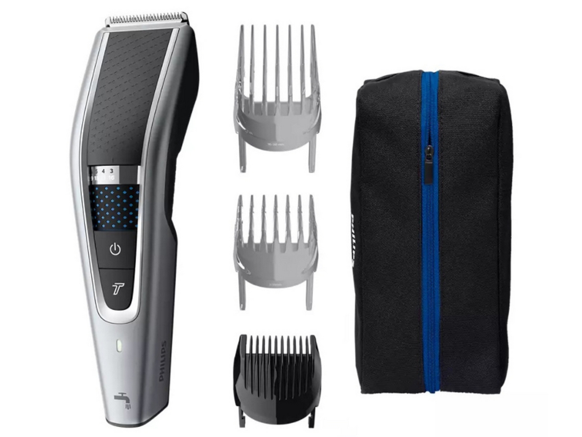 Cortapelos lavable Philips serie 5000 con tecnología Trim-N-Flow Pro