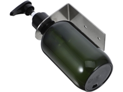 Dispensador de jabón de acero inoxidable, botellas de champú rellenables, soporte para baño, Gokoco