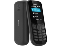 Teléfono móvil NOKIA 130 (1.8'' - 2G - Negro) — Teléfono móvil 2G | 1.8'' | Hasta 1 mes en espera | Dual SIM