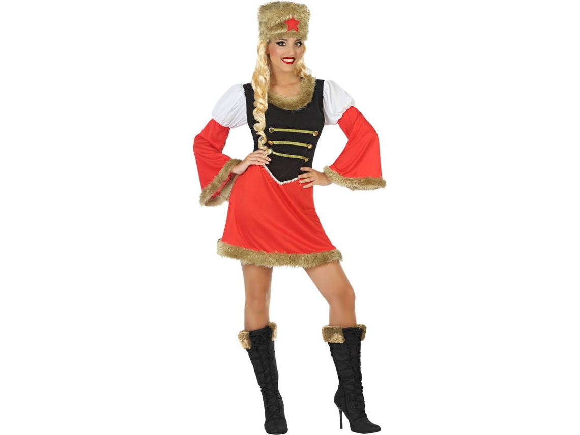 Disfraz de Mujer DISFRAZZES Rusa Roja (Talla: M-L - 38/42)
