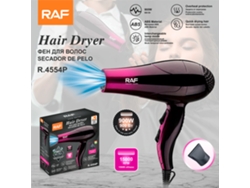 Secador de pelo eléctrico Euro-meter (morado) - Hogar - Viento fuerte - Peluquería - Alta potencia - Aniones - Cuidado del cabello