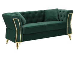 Sofá Con Cojines Emy Verde 162x83x76 Mauro Ferretti