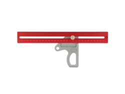 Regla angular de 45/90 grados para carpintería, herramienta de medición, calibre de trazado, 300 mm