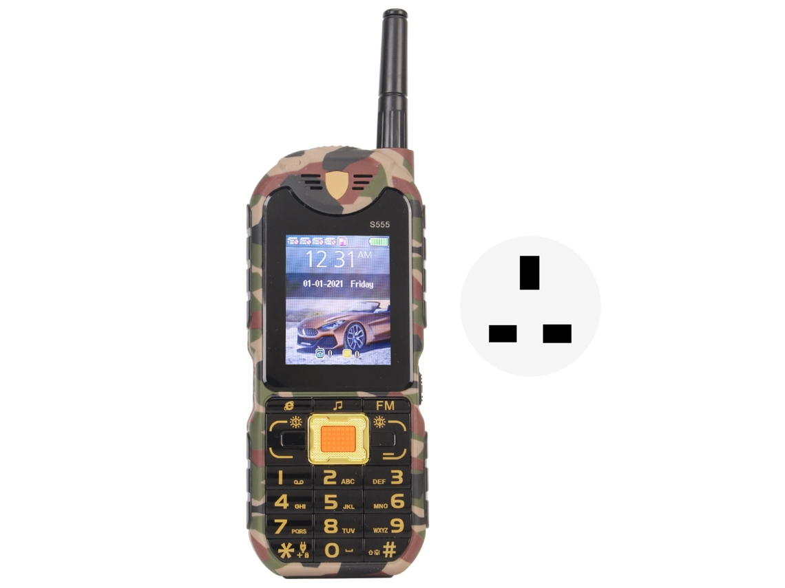 Teléfono 2g Desbloqueado Para Personas Mayores Con Botones Grandes, Pantalla De 2,2 Pulgadas Y Batería De 4800 Mah.