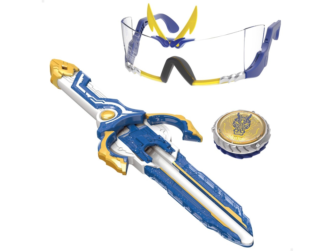 Conjunto Infinity Swim con gafas de natación hiperdimensionales, espada y peonza Dragón de Agua COLORBABY