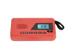 Radio meteorológica de emergencia con manivela, Radio multifuncional con energía Solar, sonido Fm HURRISE, Radio para coche