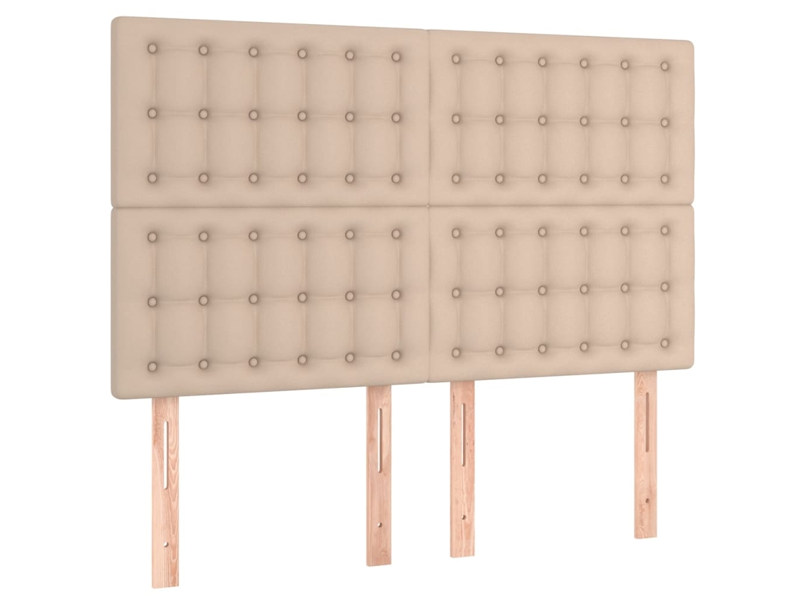 Maison Exclusive - Cabecero Capuchino 144x5x118/128 Cm Piel Sintética