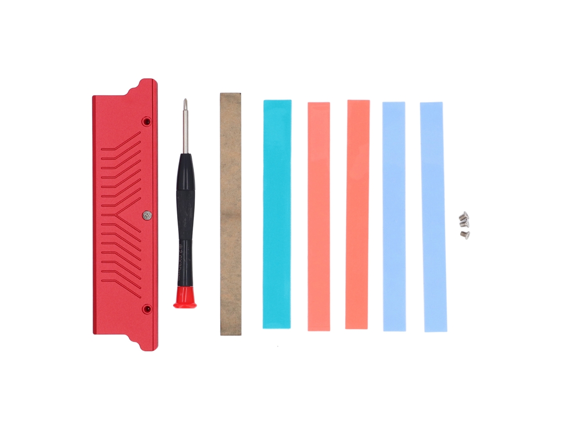 Disipador De Calor De Aleación De Aluminio Para Refrigerador De Memoria Ram Para Ddr1 Ddr2 Ddr3 Ddr4 Ecc Rojo