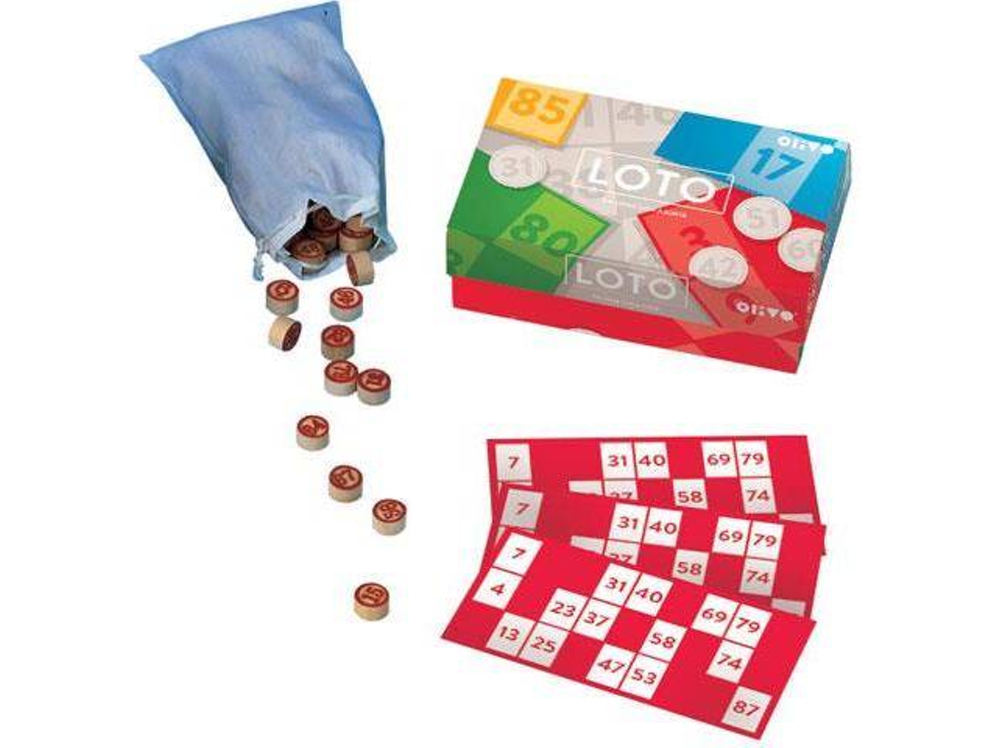 Juego de Mesa OLIVO Loto con 36 cartas (Edad Mínima: 7)
