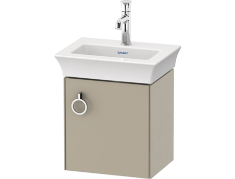 DURAVIT Tulip blanco, mueble de tocador colgado en la pared, ancho 384 x fondo 298mm, con 1x tope de puerta a la derecha, con tirador, WT4250R