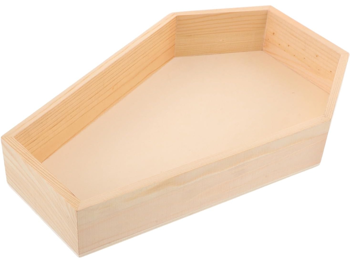 Auténtica Bandeja De Madera Con Forma De Ataúd Para Halloween: Perfecta Para Quesos, Dulces Y Aperitivos. Decoración Gótica.