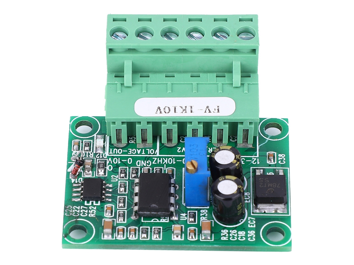 Módulo Convertidor De Frecuencia Para Voltaje De 0~1 Khz A 0~10 V, De Digital A Analógico.