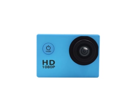 Cámara digital Video Acción Digital Hd Impermeable Azul
