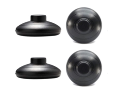 Rebe-4 Interruptores De Pie Redondos Negros Spdt No Nc, Ac 125v/3a 250v/2a, Control Para Lámparas De Suelo Y Mesa, 2 Años De Garantía