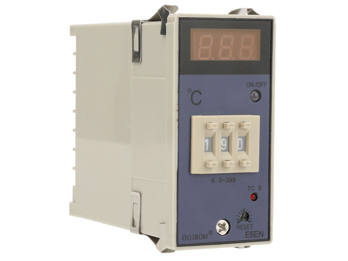 Controlador de temperatura digital K 0-399℃ AC220/380V