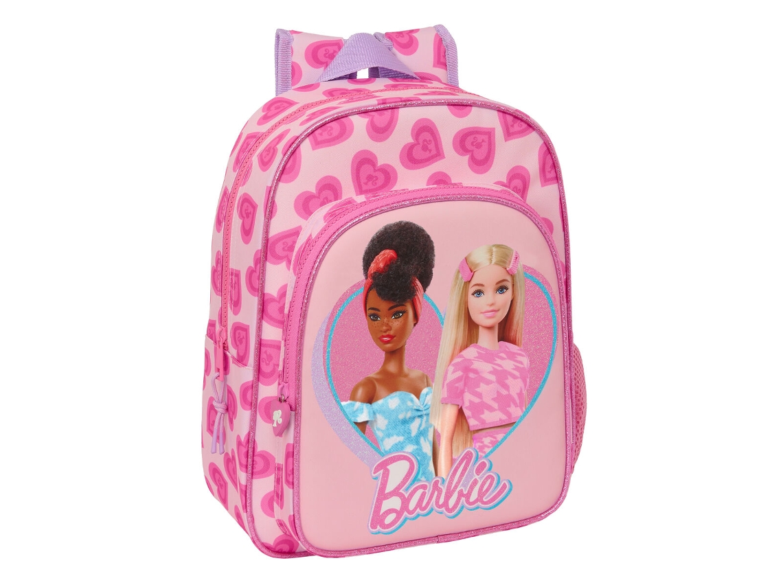 Mochila Escolar BARBIE Love (Rosa - Poliéster 300D)