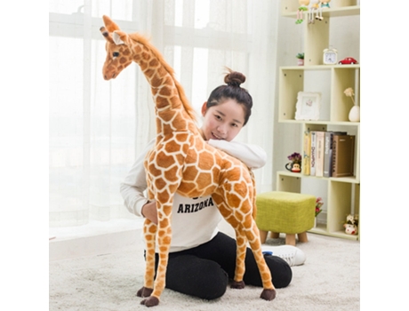 Enorme Jirafa Realista de La Vida Real Peluche Lindo Muñeco de Peluche Los 80Cm