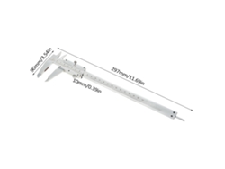 Calibrador Vernier De Acero Al Carbono De 0-200 Mm Con Herramienta De Medición De Precisión De 0,001 Mm