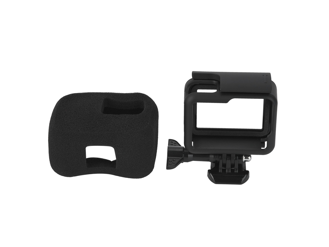 NEVEANCE Funda de Protección con Marco, Carcasa, Parabrisas y Espuma para Cámara GoPro Hero 7 6 5