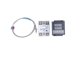 Controlador de temperatura PID con termopar y relé de estado sólido, termostato digital