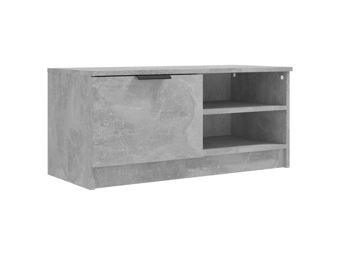 Mueble de TV en Gris Cemento MAISON EXCLUSIVE en Madera Procesada (80x35x36,5 cm)
