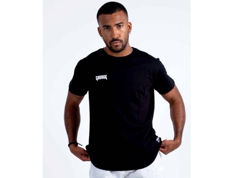 T-shirt Básica SAVAGE Iconic Algodón Hombre (XS - Negro)