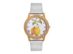 Reloj De Pulsera Cuarzo Unisex Zhoulianfa T75-f Correa Malla Plata