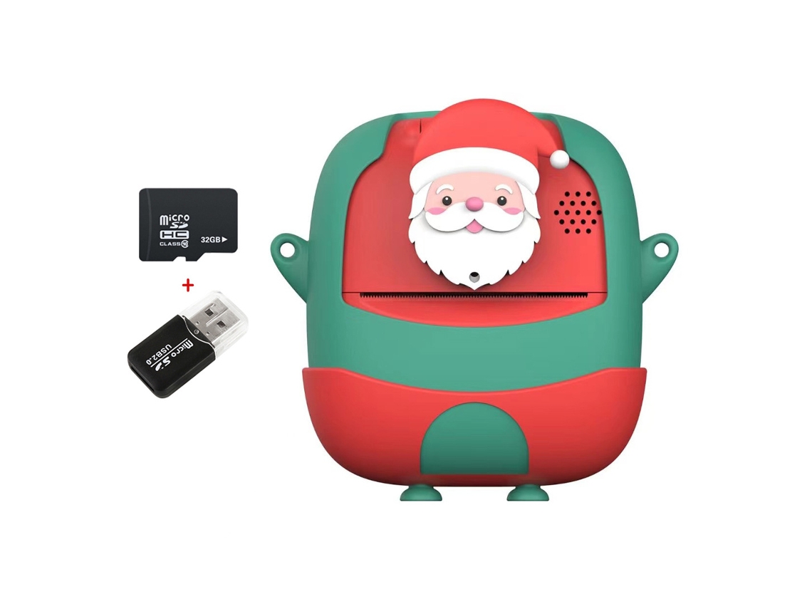 Cámara instantánea Eifson con pantalla de 2.0 pulgadas y tarjeta de memoria de 32 GB (roja)