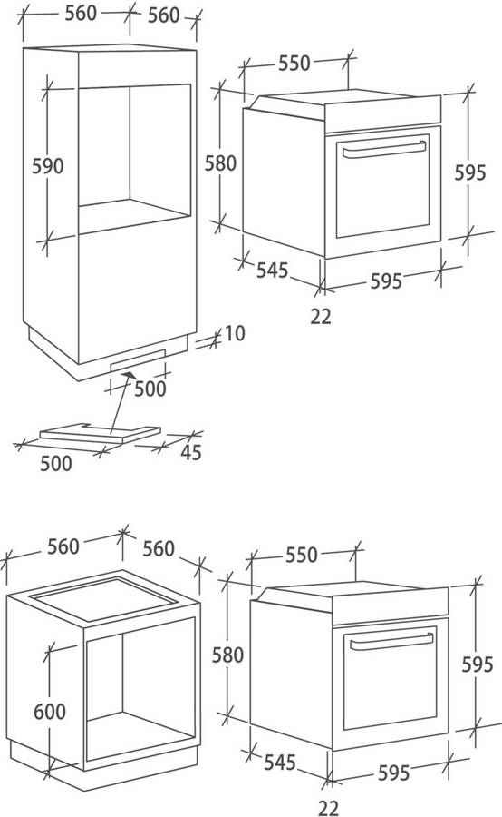 Horno a Vapor CANDY FCPKS826XL (68 L - 59.5 cm - Pirolítico - Inox)