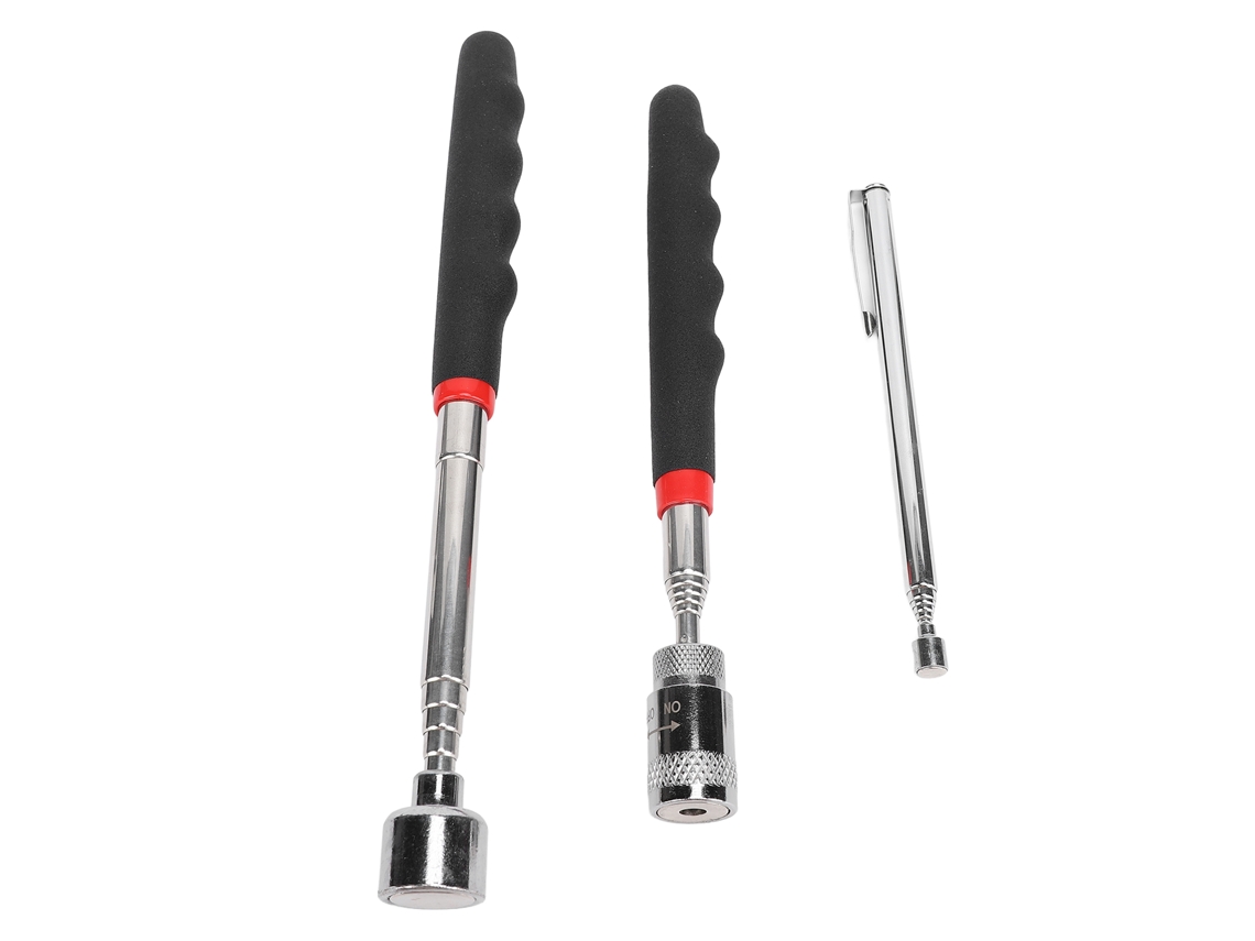 Juego De 3 Herramientas Telescópicas Magnéticas De Recogida De 1,4 Kg, 3,6 Kg Y 9 Kg. Barra Magnética Extensible Para Talleres Y El Hogar.