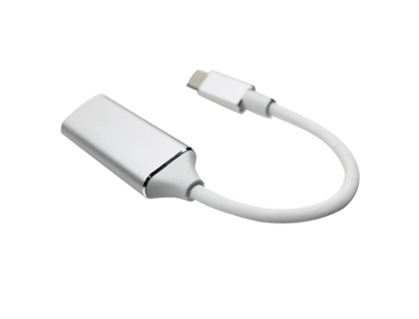 Adaptador de TV tipo c a HDMI HD Adaptador USB-C 4k para PC Laptop Tablet Phone Plug and Play Transmisión de señal estable Plata