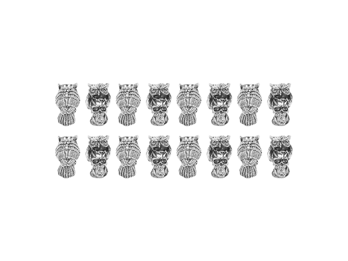 Adornos para el cabello y cuentas de bigote hechos a mano