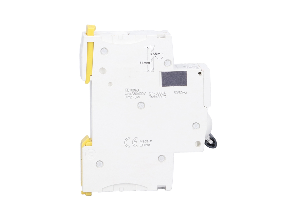 Disyuntor Miniatura 1p De Baja Tensión Montaje En Riel Din 400v 40a Protección Contra Cortocircuito